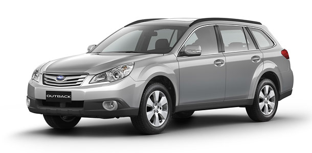 2010 subaru outback crossbars