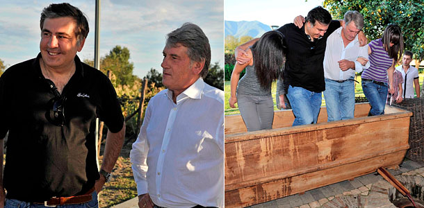 Михаил Саакашвили и Виктор Ющенко. Фото: president.gov.ge