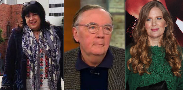 Эрика Леонард Джеймс, Джеймс Паттерсон и Сюзан Коллинз. Фото: twitter.com @E_L_James, facebook.com JamesPatterson, GLOBAL LOOK press