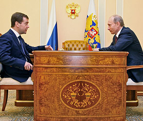 Дмитрий Медведев и Владимир Путин. Фото: ИТАР-ТАСС