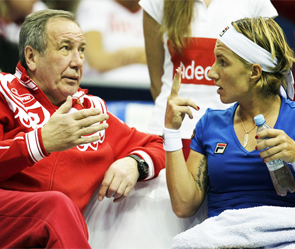 ������ �������� � �������� ��������� . ����: fedcup.com