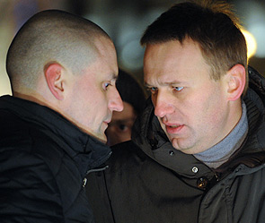 Сергей Удальцов и Алексей Навальный. Фото: РИА Новости