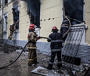 В Одессе сожгли штаб Тимошенко