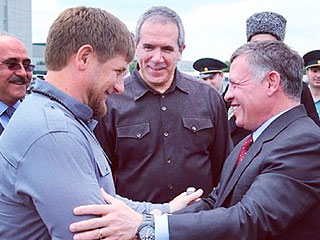 Кадыров накормил Короля Иордании