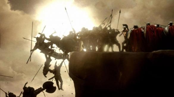 кадр из фильма "300 спартанцев"