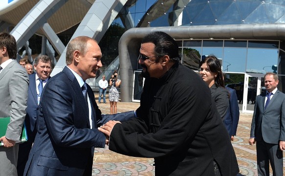 Vladimir Putin and Steven Seagal. Photo: kremlin.ru