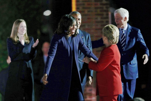 Michelle Obama and Hillary Clinton. Photo: GLOBAL LOOK press/Gary Hershorn