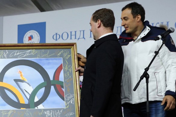 Дмитрий Медведев и Алексей Воевода. Фото: wikipedia.org