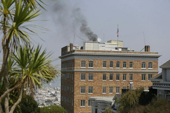 Российское консульство в Сан-Франциско. Фото: GLOBAL LOOK press/middleageriot/ twitter.com