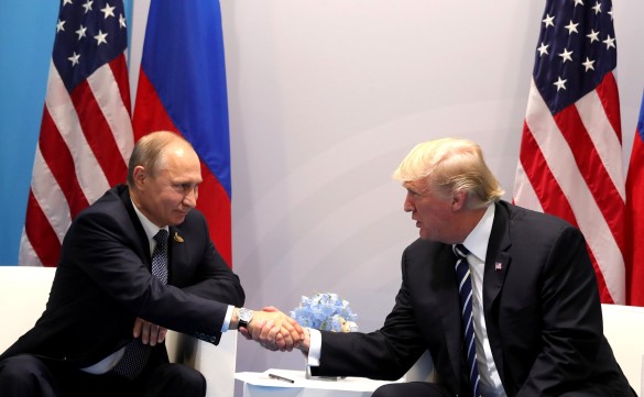 Владимир Путин, Дональд Трамп. Фото: GLOBAL LOOK press/Mikhail Klimentyev