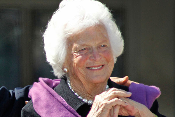 90-летняя Барбара Буш рассказала о секретах долголетия