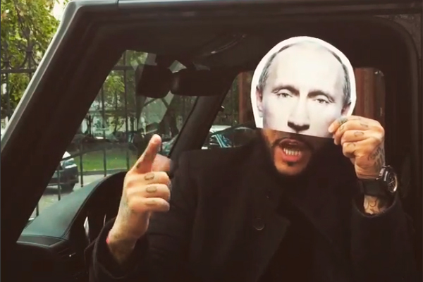 Тимати поздравил Путина песней