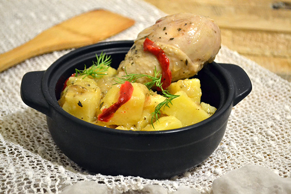 Рецепт гуляша с картофелем и курицей