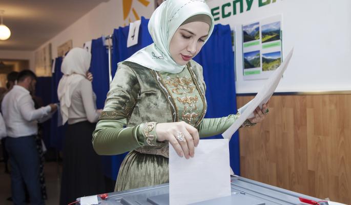 По явке на выборах лидирует Северный Кавказ