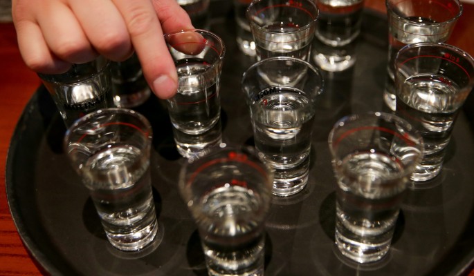 Россияне стали меньше пить алкоголя