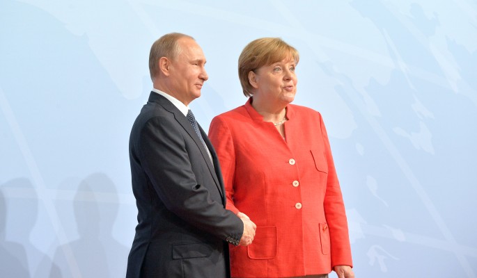 Путин выиграл у Меркель со счетом 5:2