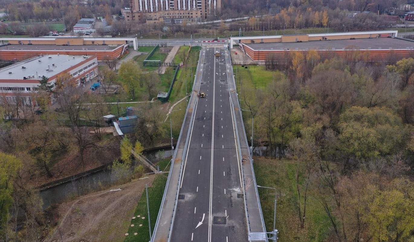 Мост Краснобогатырская проспект ветеранов