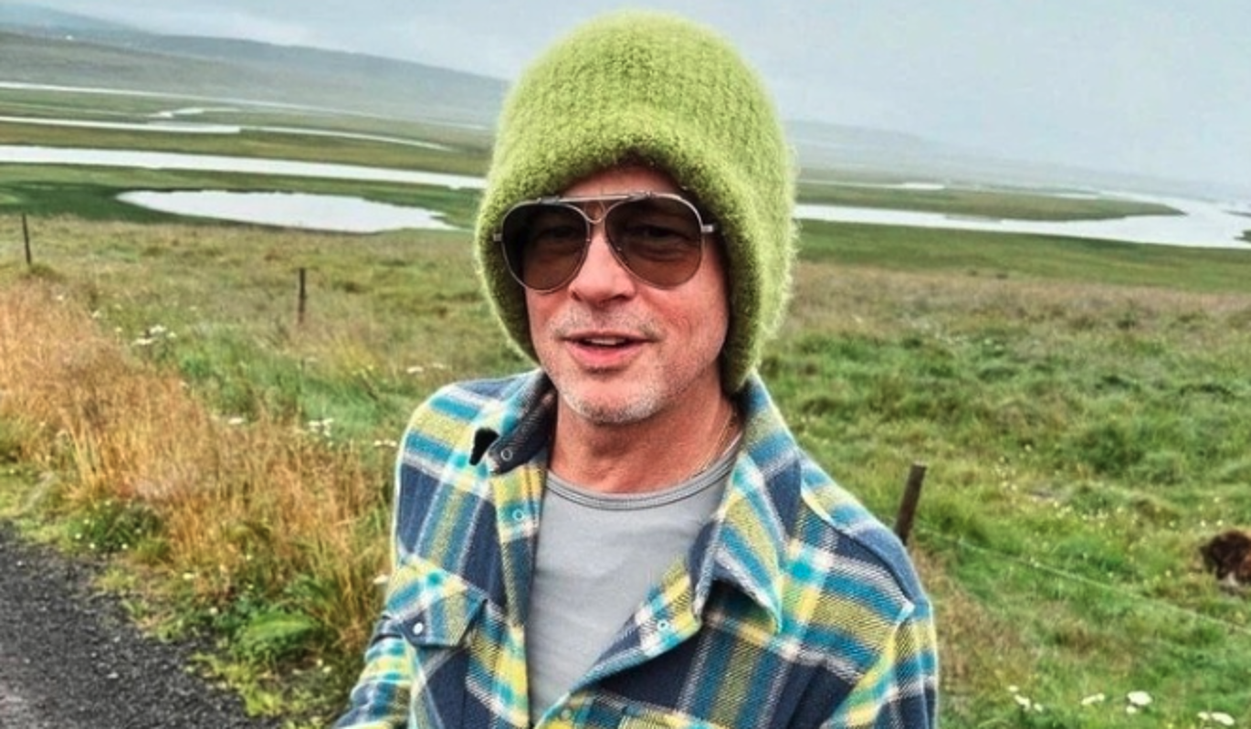 Распрощавшийся с волосами 61-летний Брэд Питт всполошил поклонников своим видом