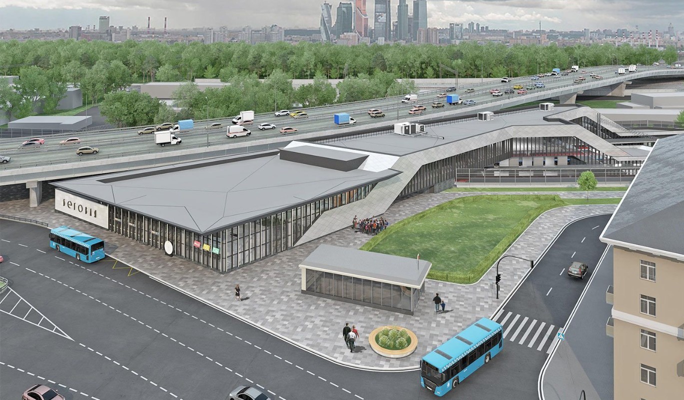 На строящемся городском вокзале Беговая осталось выполнить треть запланированных работ