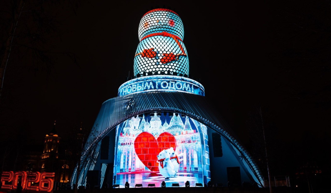 Посетителей парка "Зарядье" ждет уникальное мультимедийное шоу на "Матрешке Москвы"