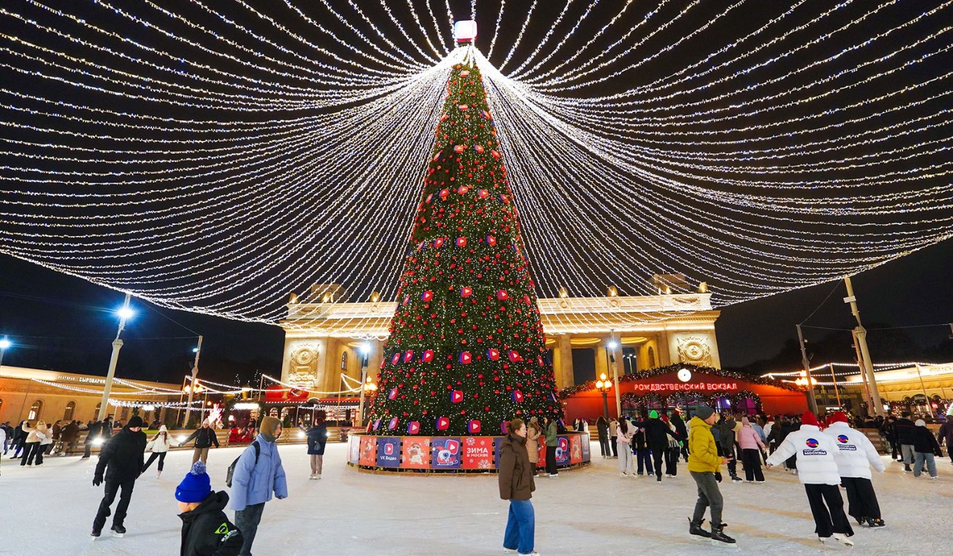 Новогодняя карта Москвы: лучшие площадки для встречи праздника