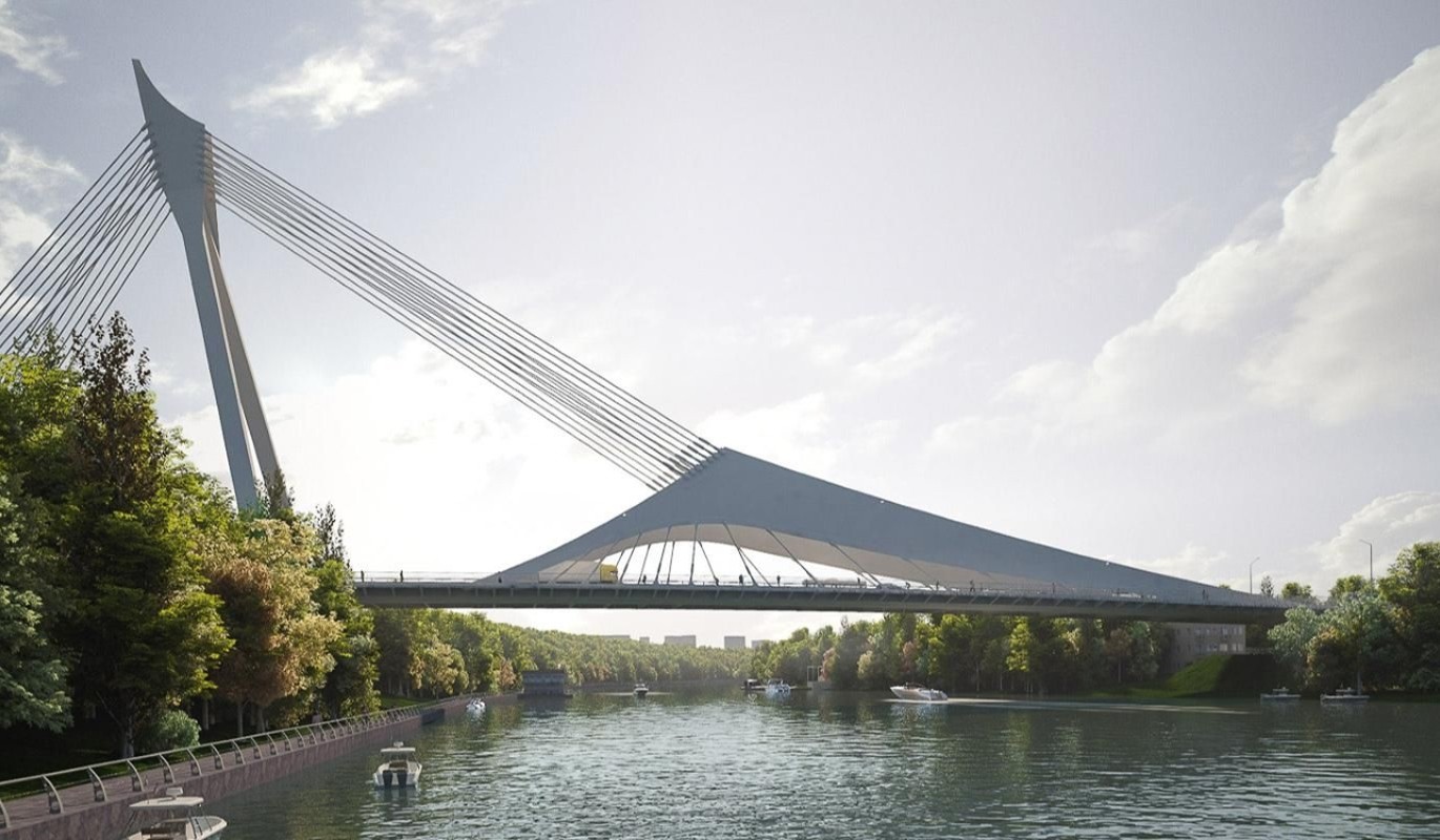Четыре вантовых моста изменят облик столицы к 2028?году