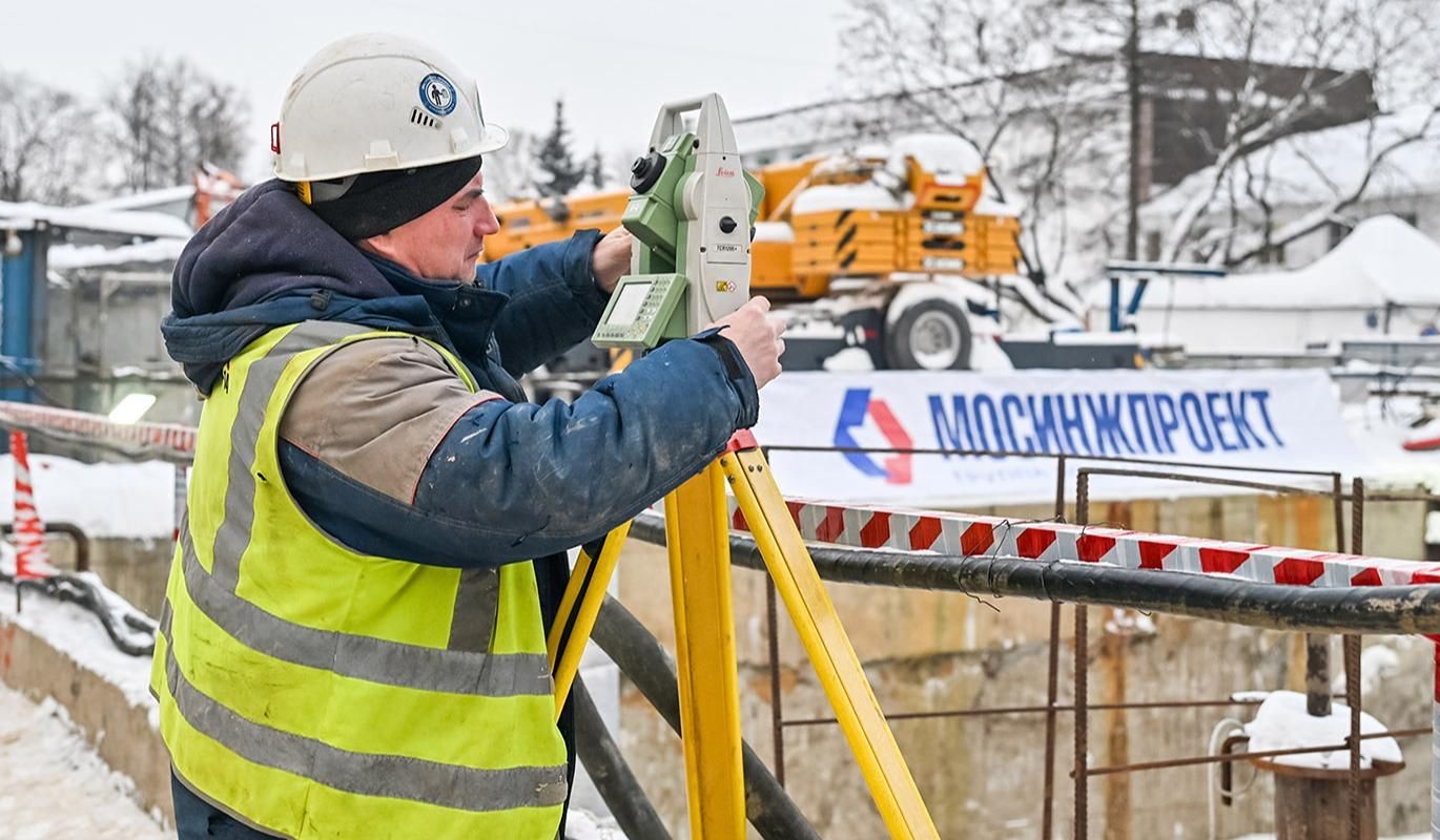 На месте будущей станции "Серебряный бор" стартовал этап монолитных работ