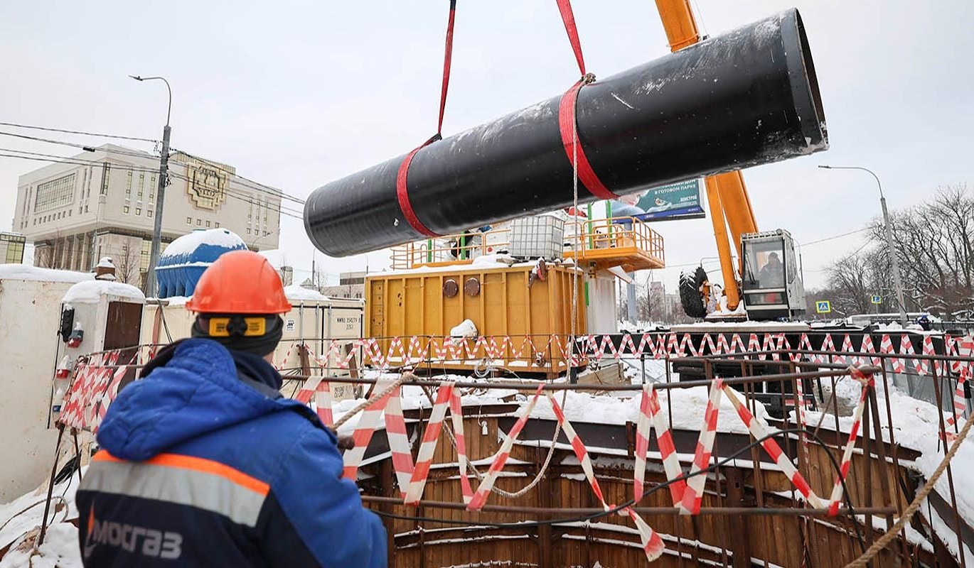 В Раменках строят трехкилометровый газопровод: более трети уже готово