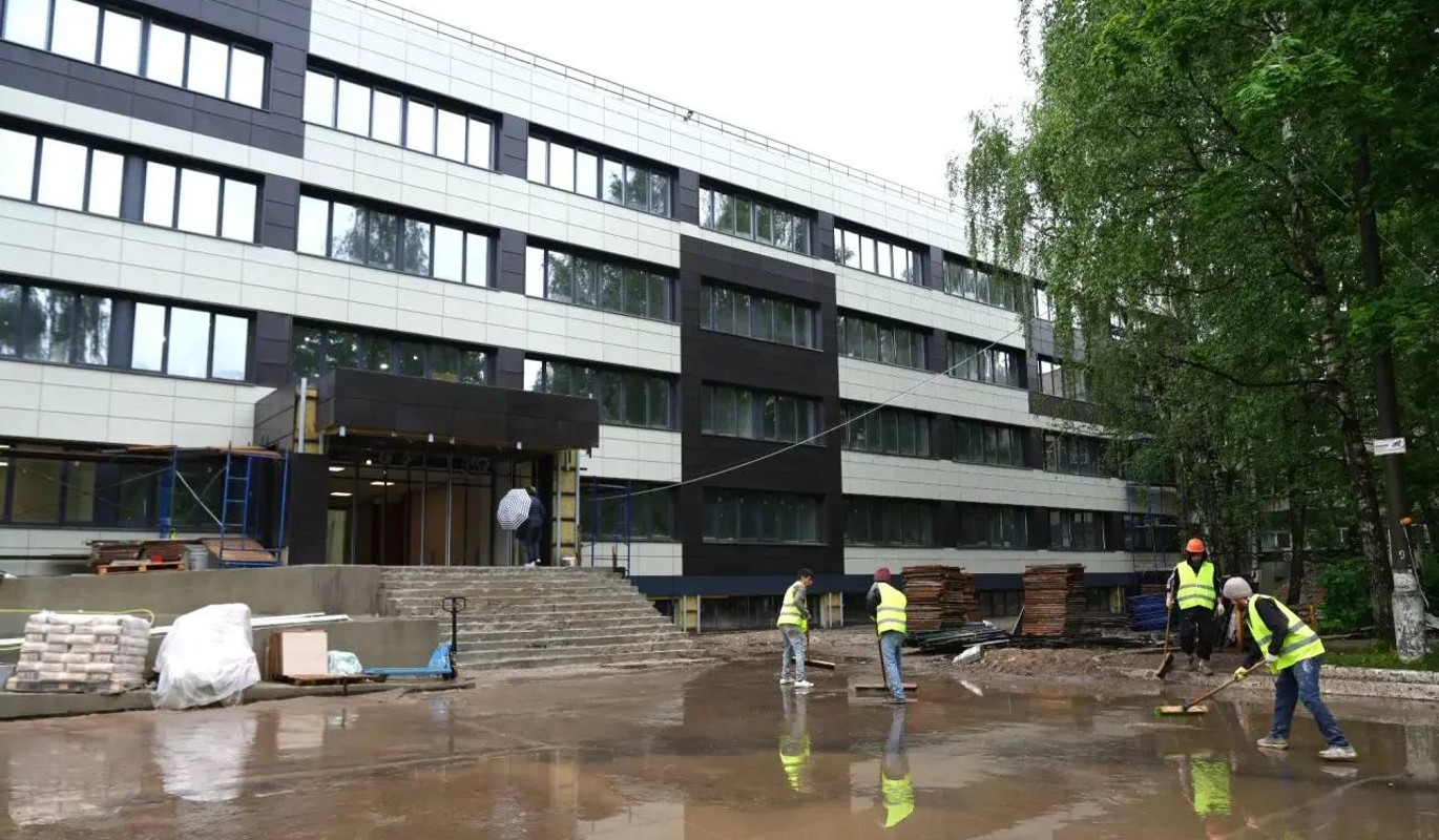 Капремонт главного корпуса Красногорского колледжа завершат к 1 сентября