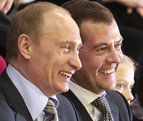 Владимир Путин и Дмитрий Медведев. Фото: Дни.Ру/Артем Коротаев