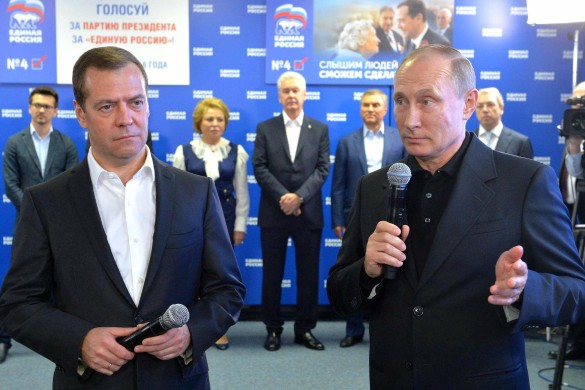  Дмитрий Медведев и Владимир Путин. Фото: GLOBAL LOOK press/Kremlin Pool