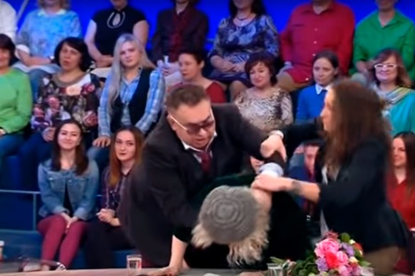 Станислав Садальский и Татьяна Васильева. Кадр программы "Сегодня вечером с Андреем Малаховым"