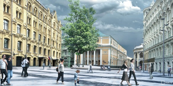 Биржевая площадь (проект). Фото: mos.ru