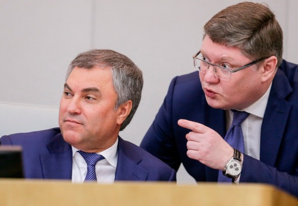 Вячеслав Володин и Андрей Исаев. Фото: duma.gov.ru
