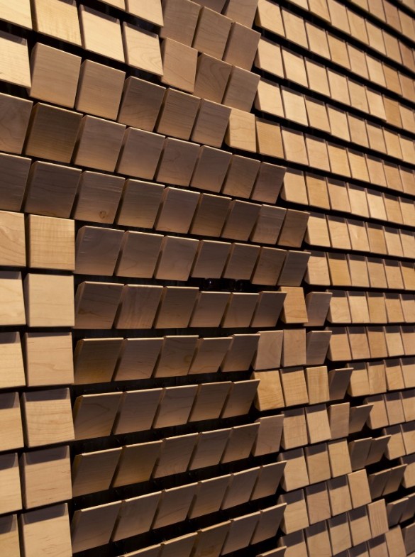 Daniel Rozin.Wooden Mirror 2014