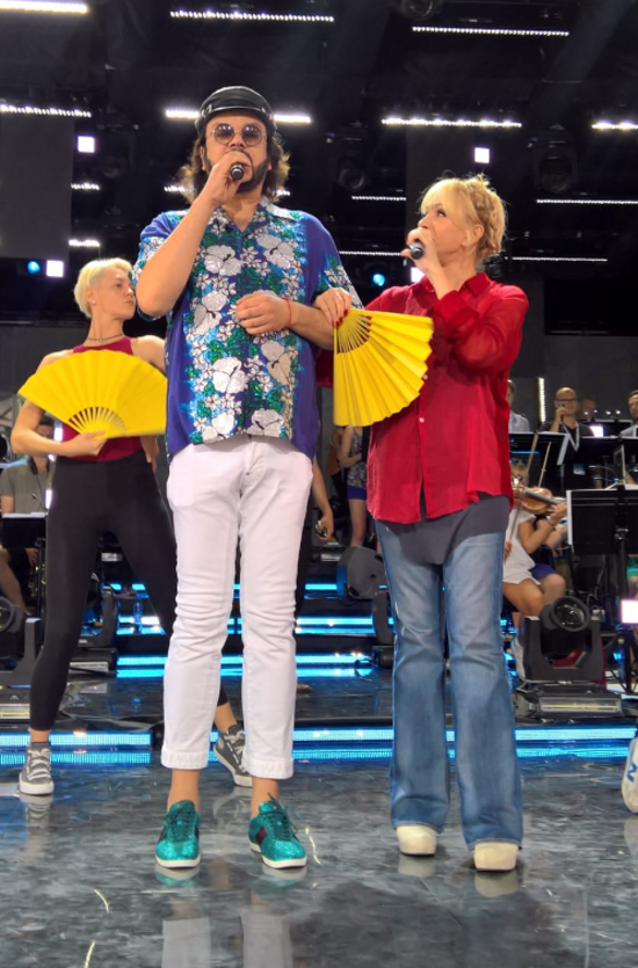 Филипп Киркоров и Лайма Вайкуле. Фото: пресс-служба фестиваля