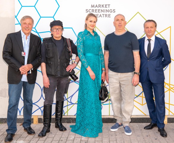 Анатолий Бальчев, Михаил Шемякин, Ая Глаголева, Алексей Антропов, Марк Ивасилевич. Фото: Пресс-служба Antropov Foundation