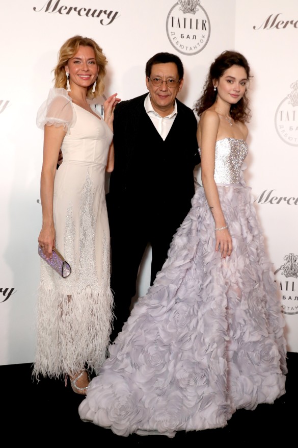 Любовь Толкалина, Егор Кончаловский и Мария Кончаловская. Фото: Вячеслав Прокофьев/ТАСС