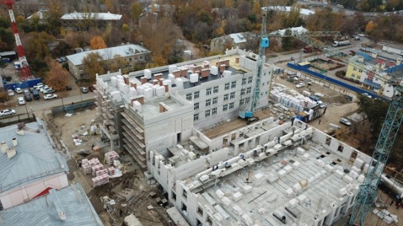 Строительство дома в Елшанке. Фото: saratov.gov.ru