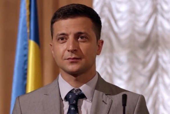 Владимир Зеленский. Кадр из сериала "Слуга народа" (2015)