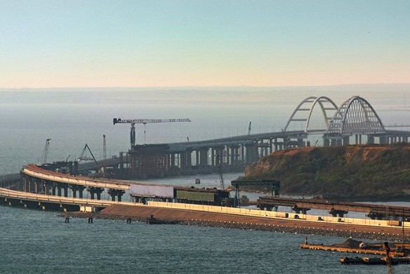 Железнодорожная часть Крымского моста будет открыта в конце 2019 года. Фото: most.life/multimedia