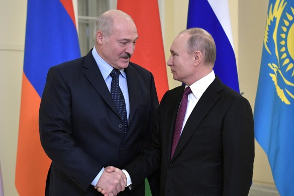 Александр Лукашенко и Владимир Путин. Фото: www.globallookpress.com