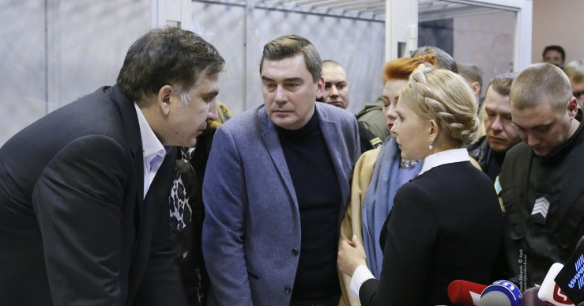 Михаил Саакашвили и Юлия Тимошенко. Фото: tymoshenko.ua