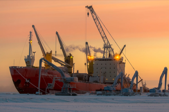Порт Сабетта, построенный под контролем Руслана Байсарова. Фото: Пресс-служба