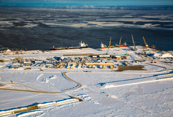 СК "Мост" Руслана Байсарова завершила строительство порта Сабетта. Фото: Пресс-служба