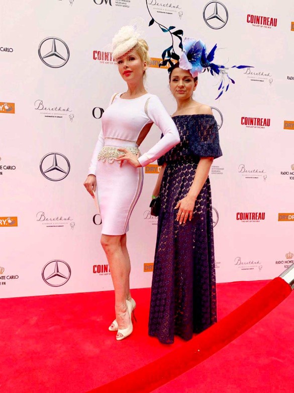 Алена Кравец и шляпный мастер Анна Андреенко. Фото: пресс-служба