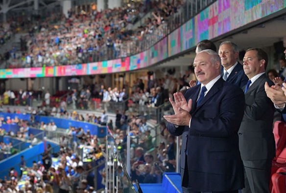 Александр Лукашенко на открытии II Европейских игр. Фото: president.gov.by