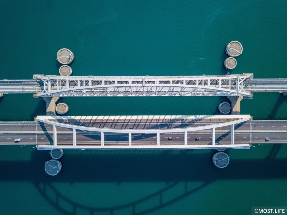 По Крымскому мосту проехало более пяти миллионов автомобилей. Фото: most.life/multimedia