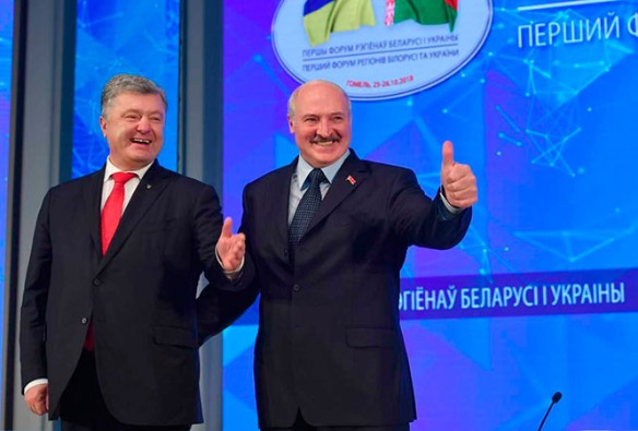 Александр Лукашенко и Петр Порошенко. Фото: president.gov.by/