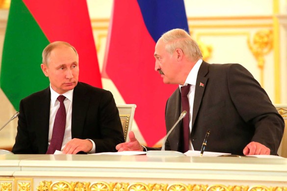 Владимир Путин и Александр Лукашенко. Фото: Kremlin Pool/Global Look Press/www.globallookpress.com